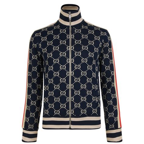 gucci stiped sleeve jacket|gucci jacquard track jacket.